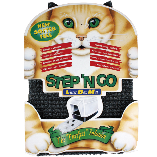 Flamingo Litter Box Mat Фламінго килимок для котячого туалету 30х45 см (50031905)